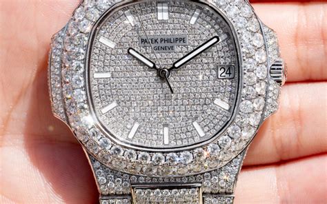 patek philippe white gold handmade bracelet diamonds